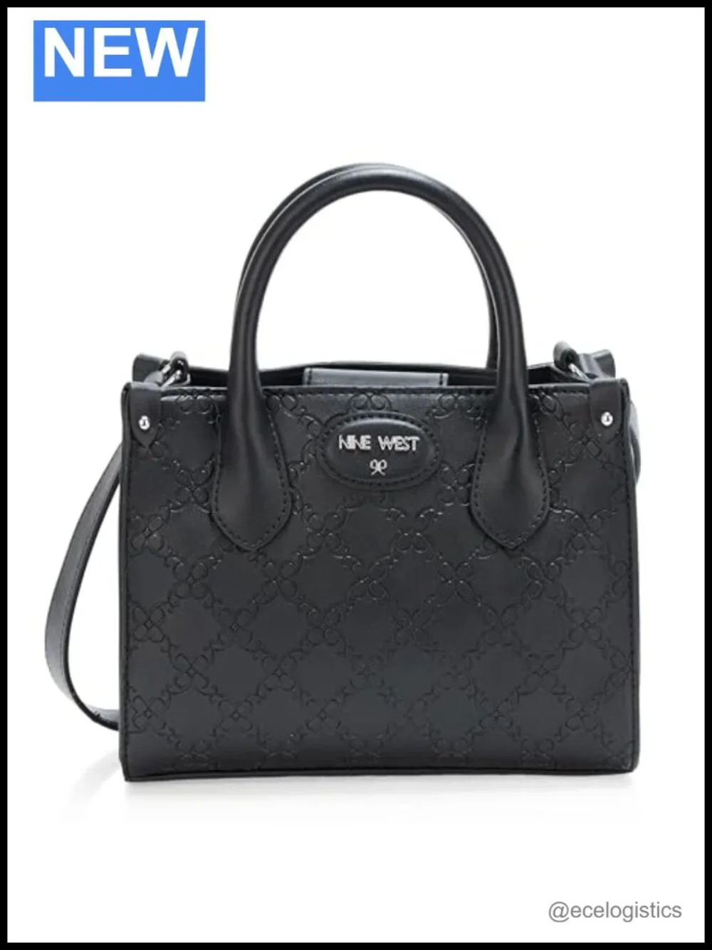 Nine West Archy Mini Satchel Faux Leather Crossbody Bag